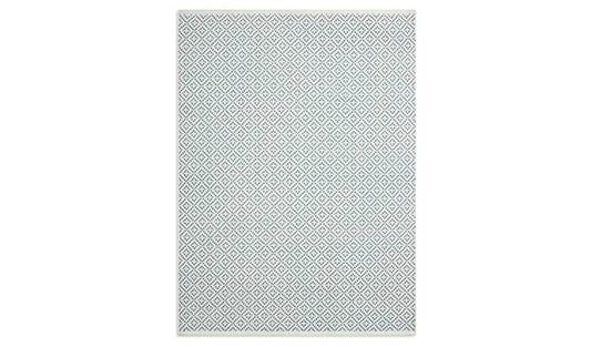 Habitat Modern Country Diamond Blue Flatweave Rug -120x170cm