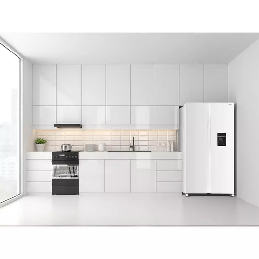 Bush MSBSWTDW23E American Fridge Freezer - White
