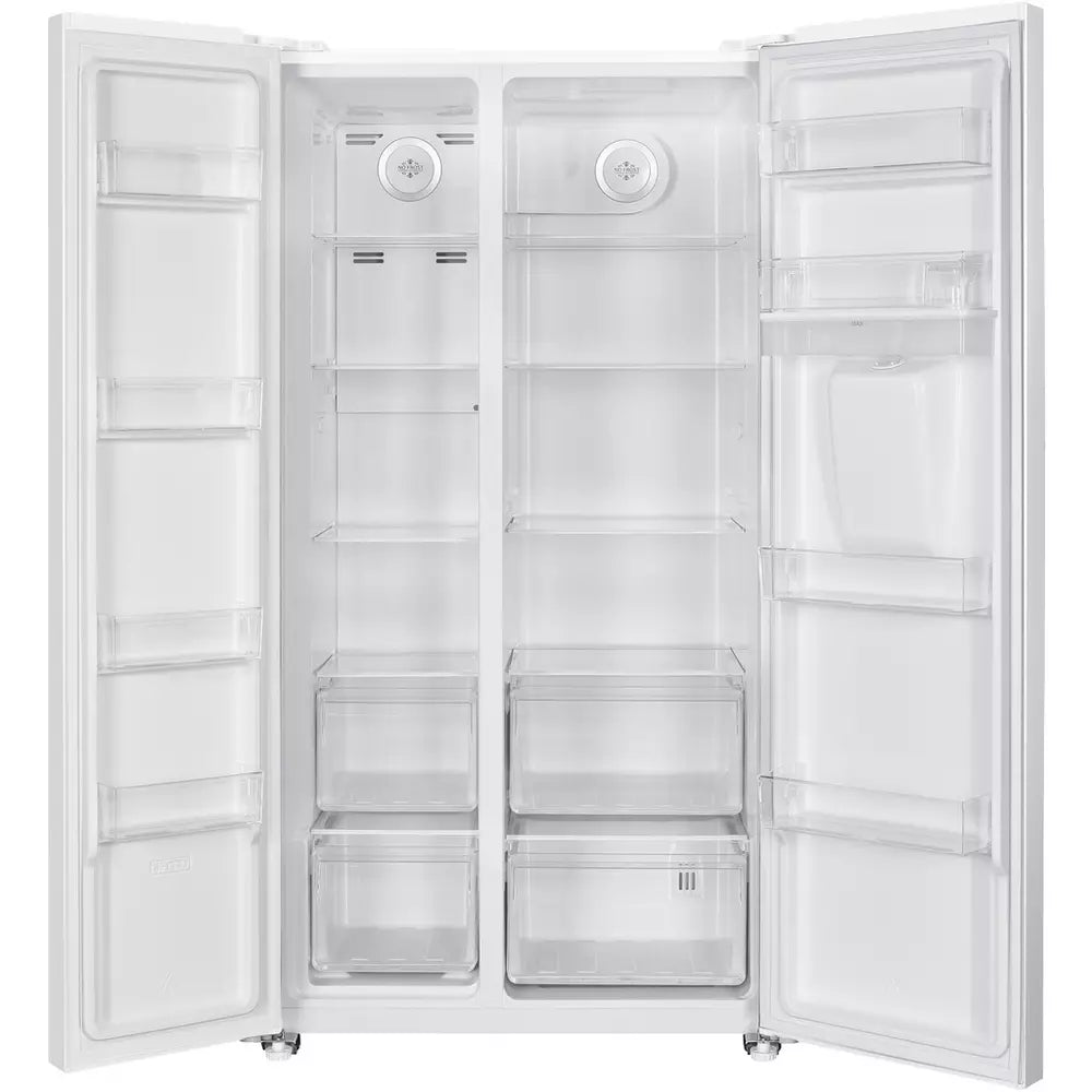 Bush MSBSWTDW23E American Fridge Freezer - White