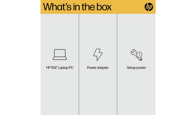 HP 15-fc0017na 15.6in AMD Ryzen 5 8GB 256GB Laptop