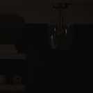 Habitat Abas Glass Flush to Ceiling Light - Satin Brass