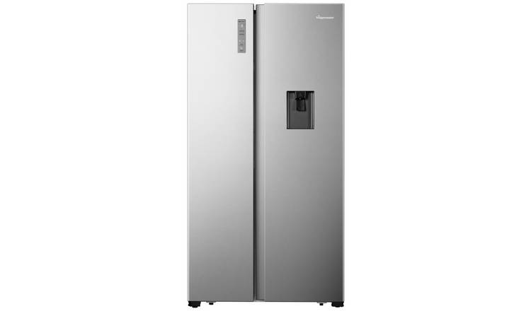 Fridgemaster MS91520DES American Fridge Freezer - Silver