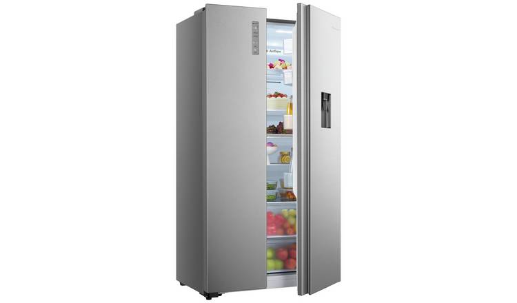 Fridgemaster MS91520DES American Fridge Freezer - Silver