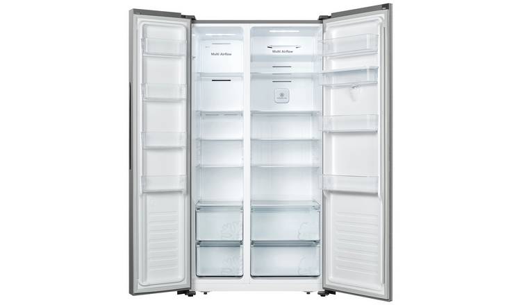 Fridgemaster MS91520DES American Fridge Freezer - Silver