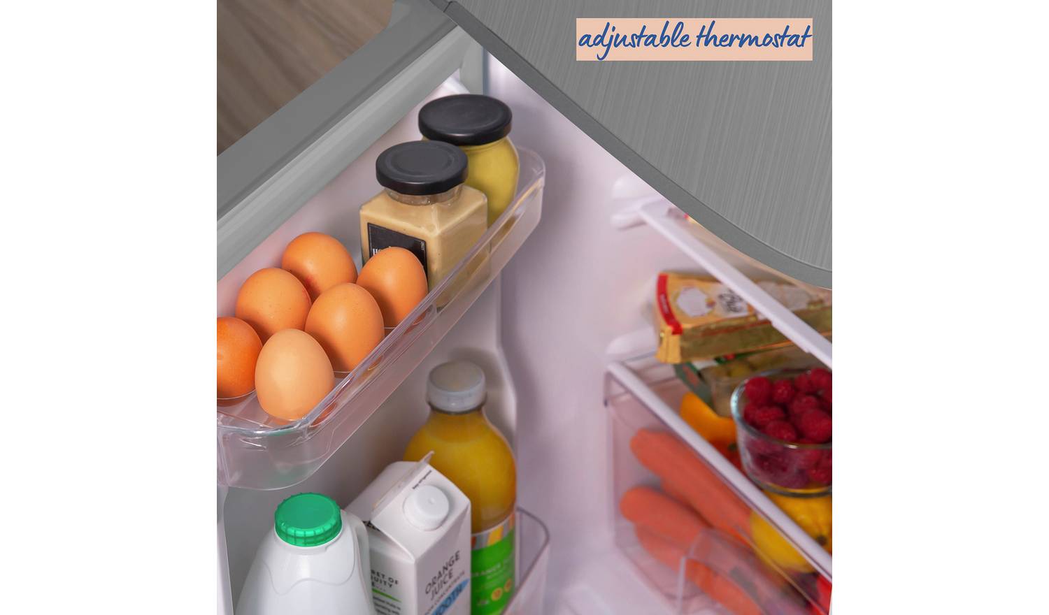 Russell Hobbs RH85UCFF482E1SS UC Fridge - Stainless Steel