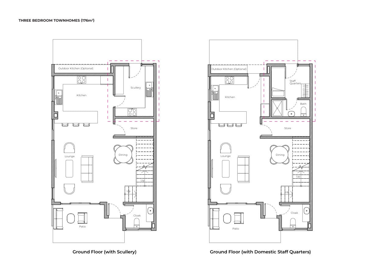 Akaya and Trassaco Park— Studio-1-2-3-4 Bedroom Modern Homes —Essential Amenities in Accra Ghana