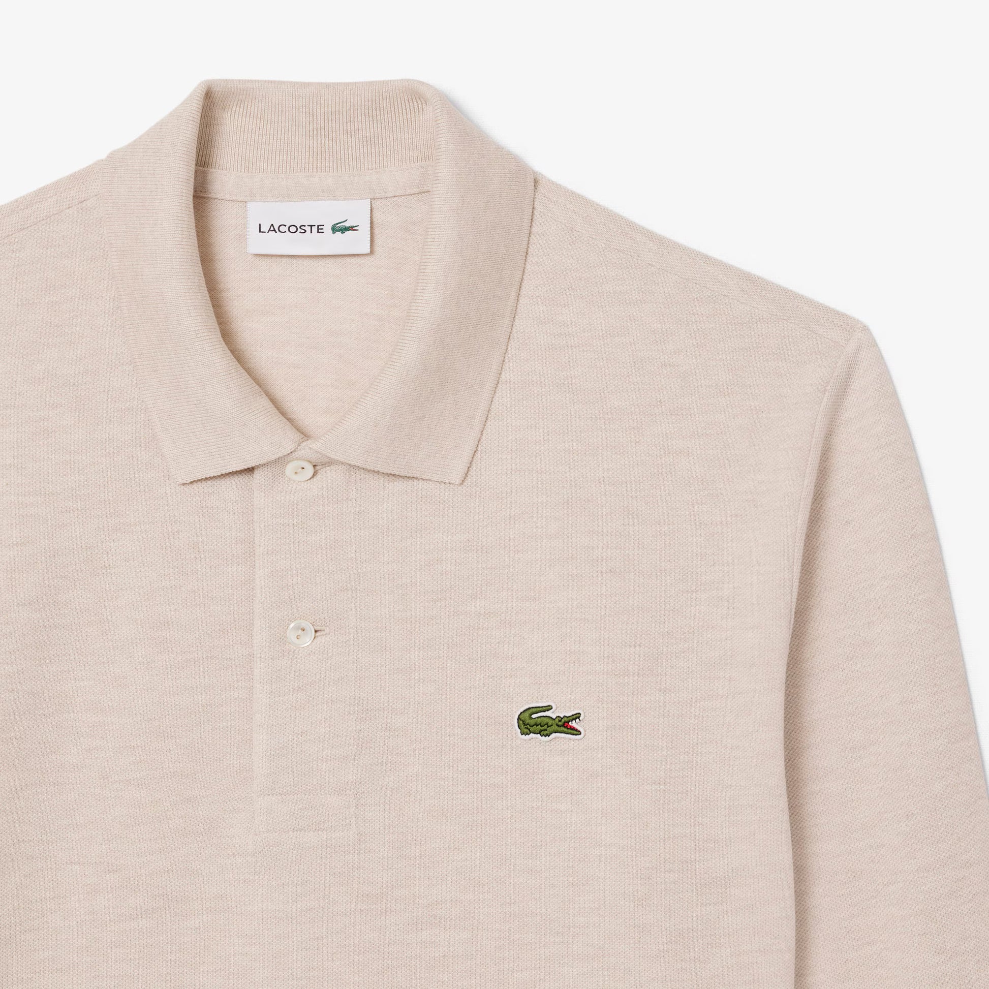 Classic Fit Long Sleeved L.12.12 Polo Shirt