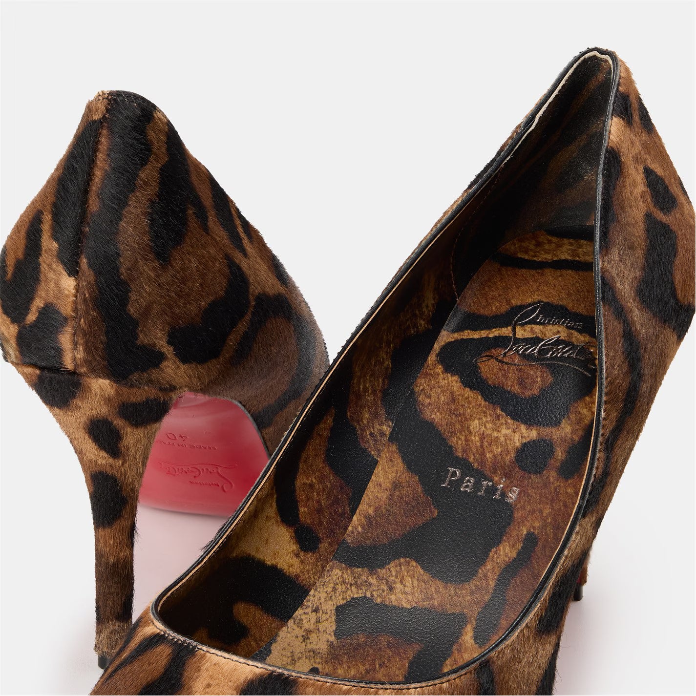 Women's Red Sole Stiletto Court Shoes