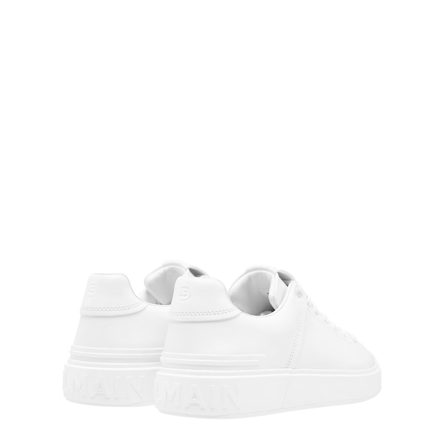 BALMAIN Men's B-Court Classic Leather Trainers