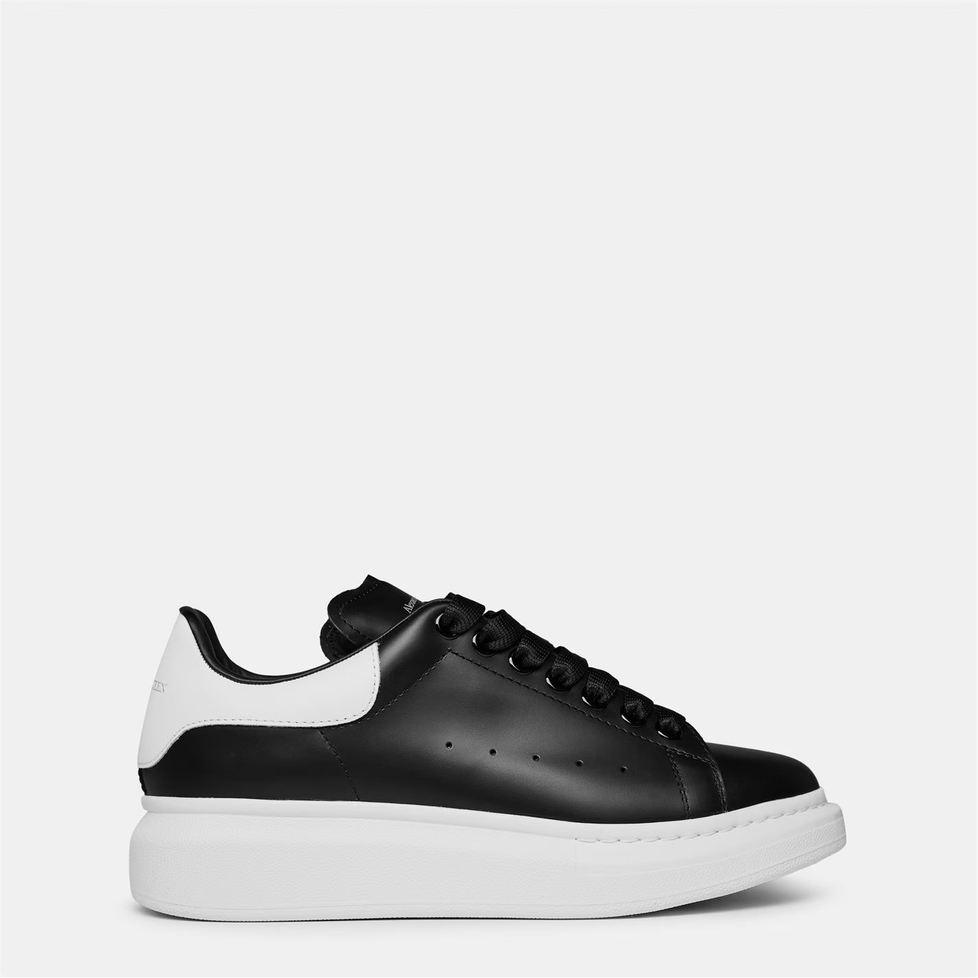 Women's Logo Print Leather Oversized Trainers