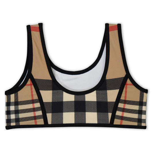 Noor Check Print Bikini Junior Girls