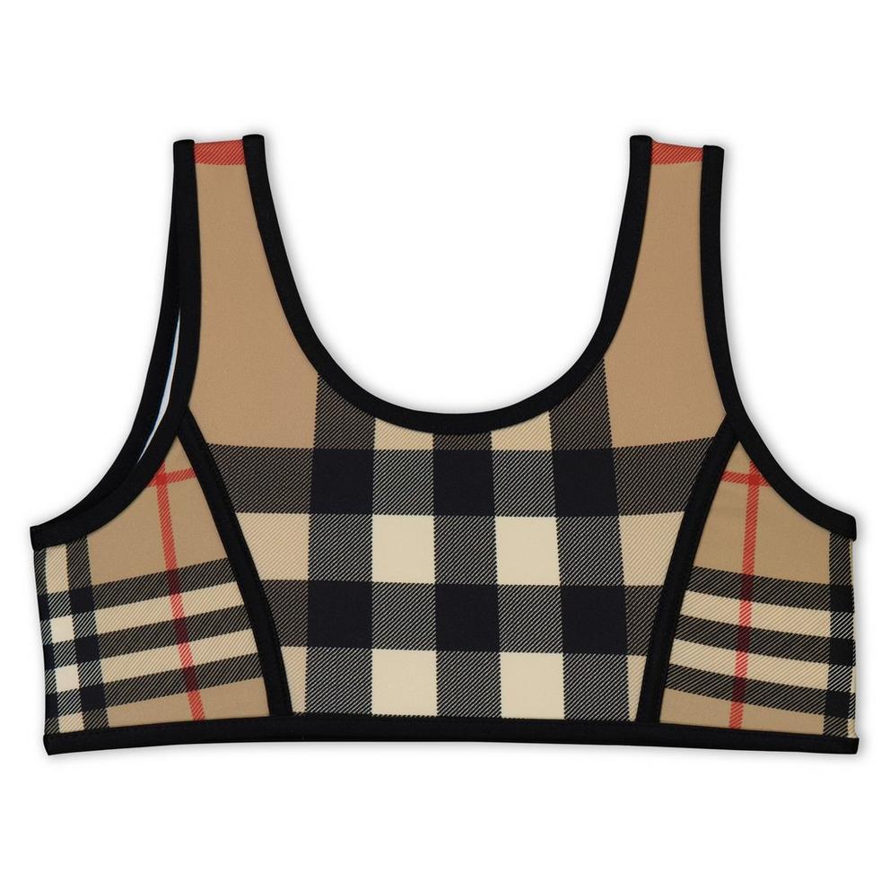 Noor Check Print Bikini Junior Girls