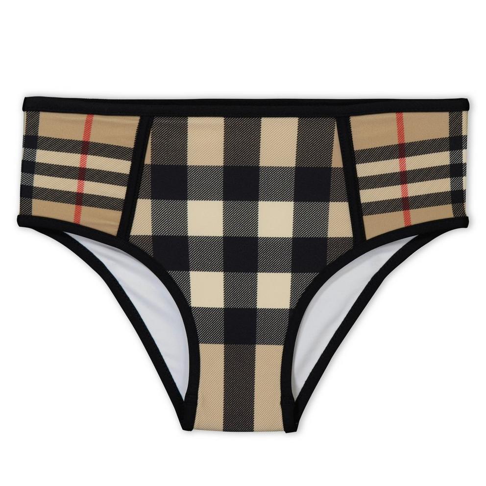 Noor Check Print Bikini Junior Girls