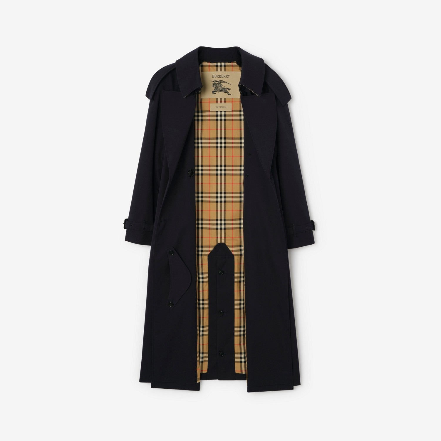 Long Gabardine Fitzrovia Trench Coat