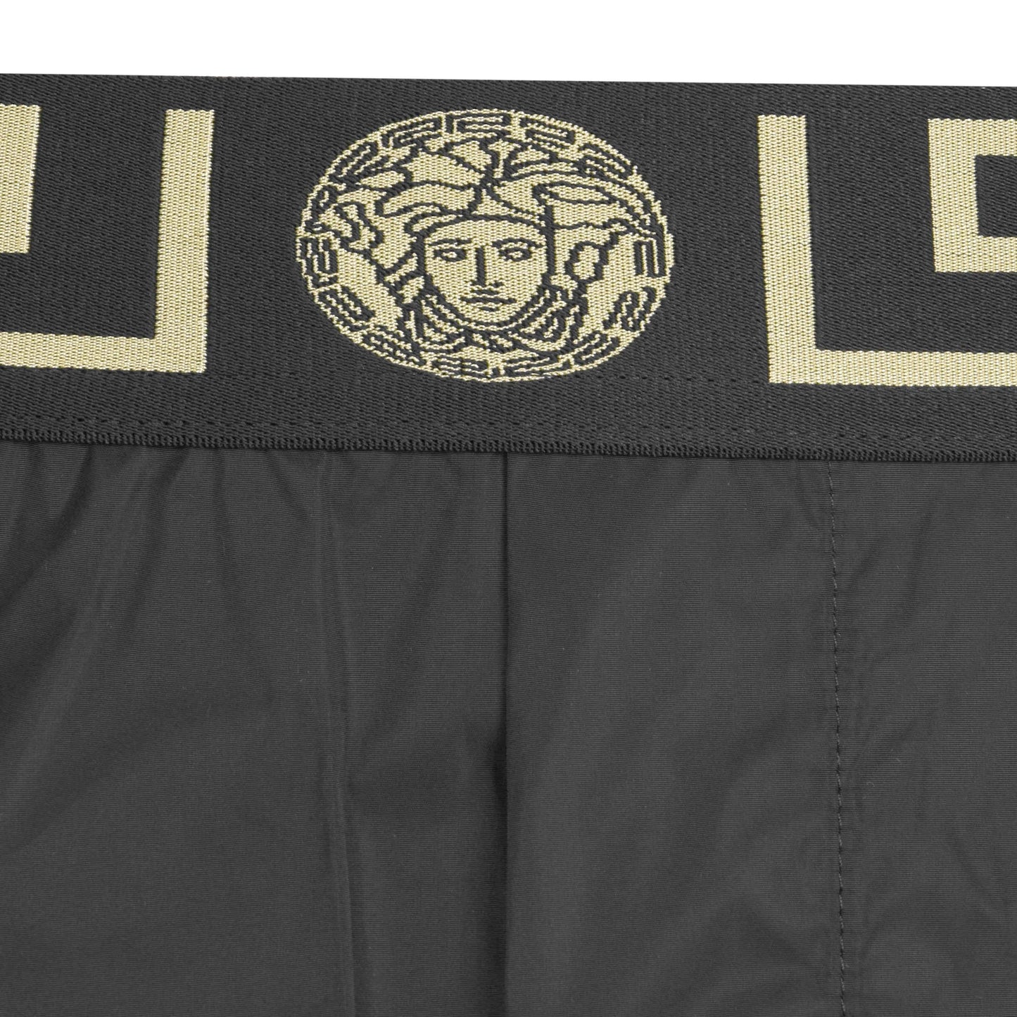 Versace Icon Greca Waistband Swim Shorts