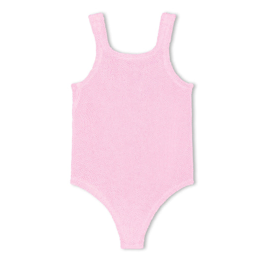 Hunza G Kids' Classic Swim Scoop Neck Swimsuit