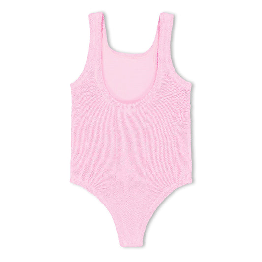 Hunza G Kids' Classic Swim Scoop Neck Swimsuit