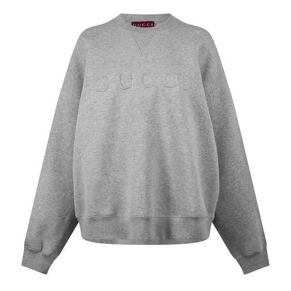 GUCCI Logo Embossed Sweatshirt