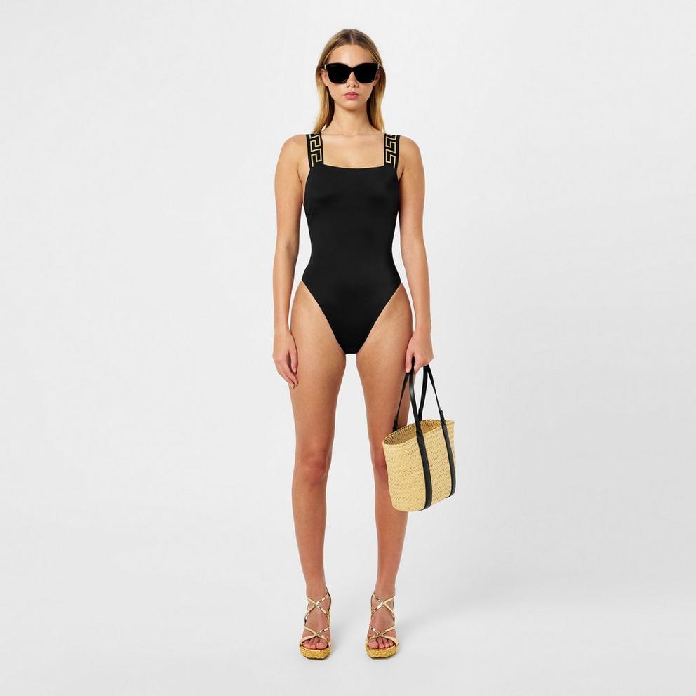 Versace Icon Greca Border One-Piece Swimsuit