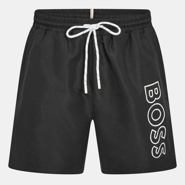 Mens BOSS Swim Shorts with Logo Detail (Stormfish)