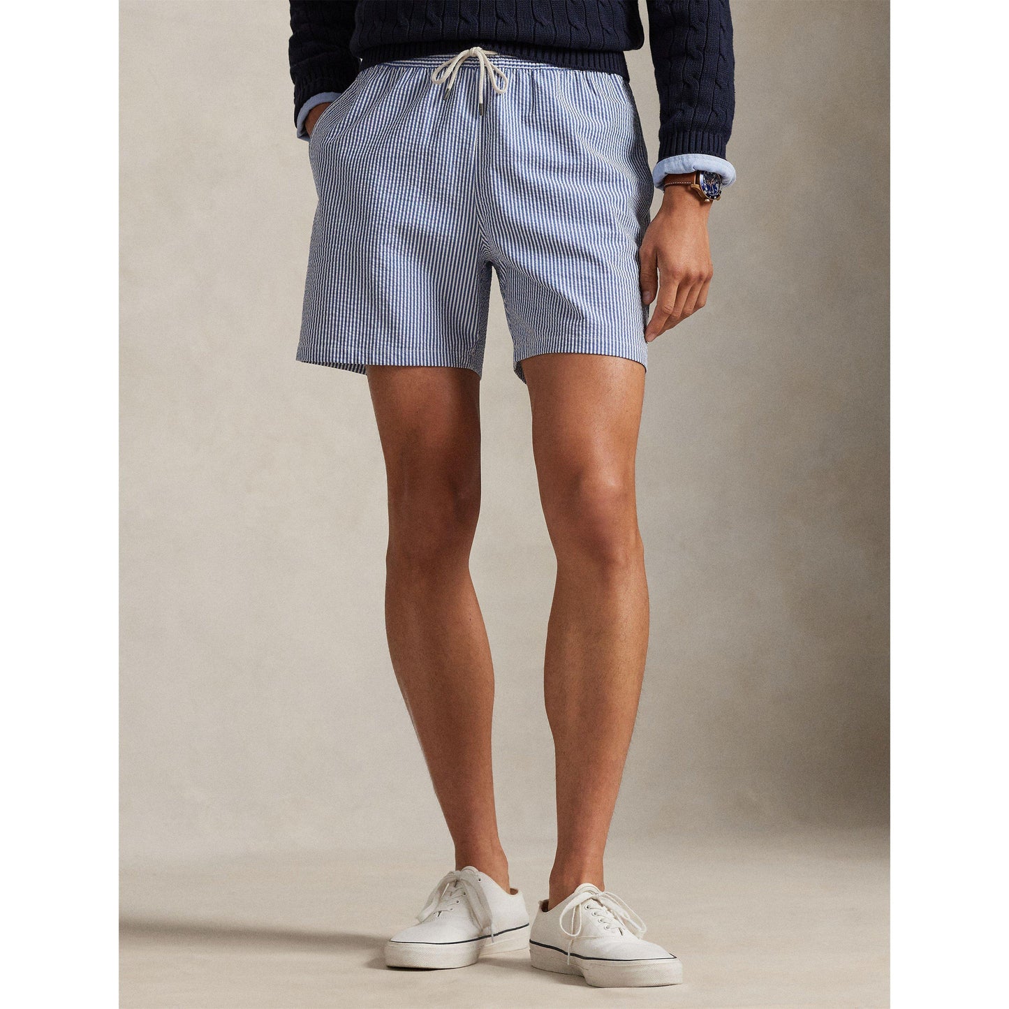 Polo Ralph Lauren Mens Seersucker Traveller Swim Shorts