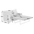Argos Home Milano Leather 2 Seater Sofa Bed - Black