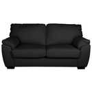 Argos Home Milano Leather 2 Seater Sofa Bed - Black