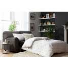 Argos Home Milano Leather 2 Seater Sofa Bed - Black