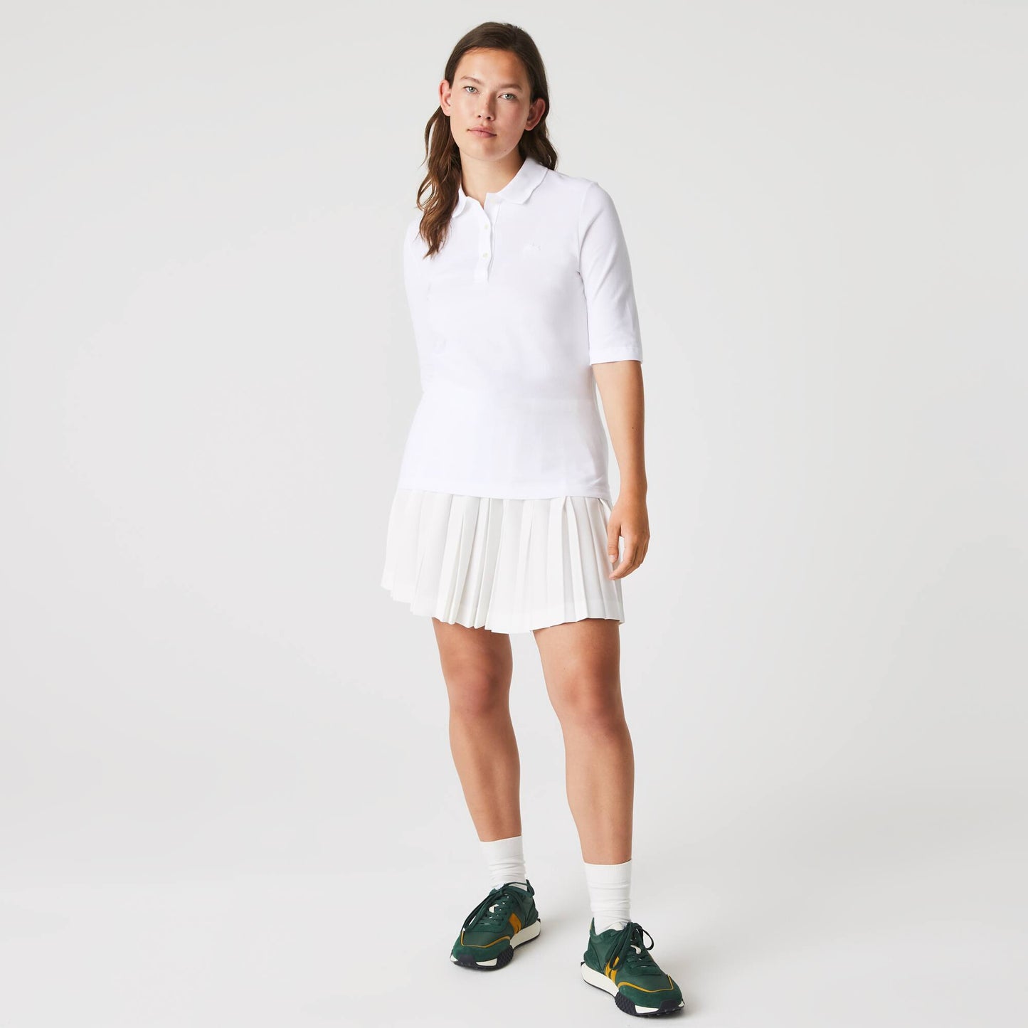 Slim Fit L.12.D Three Quarter Sleeve Polo Shirt
