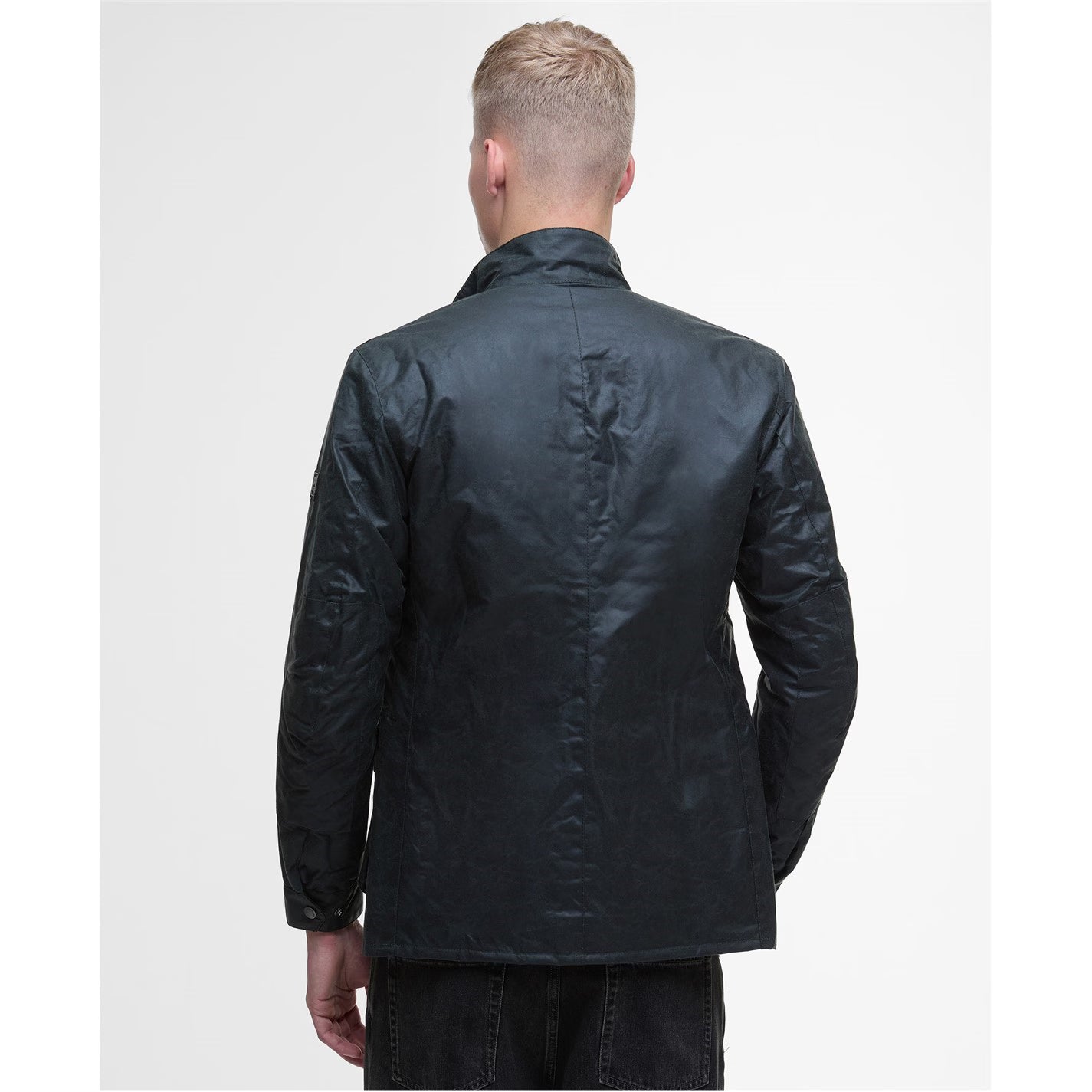 Barbour International Men's Duke Water Resistant Windproof Cotton Long Sleeve Wax Jacket