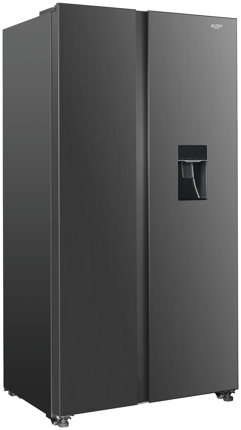 Bush MSBSWTDX23E American Fridge Freezer - Silver