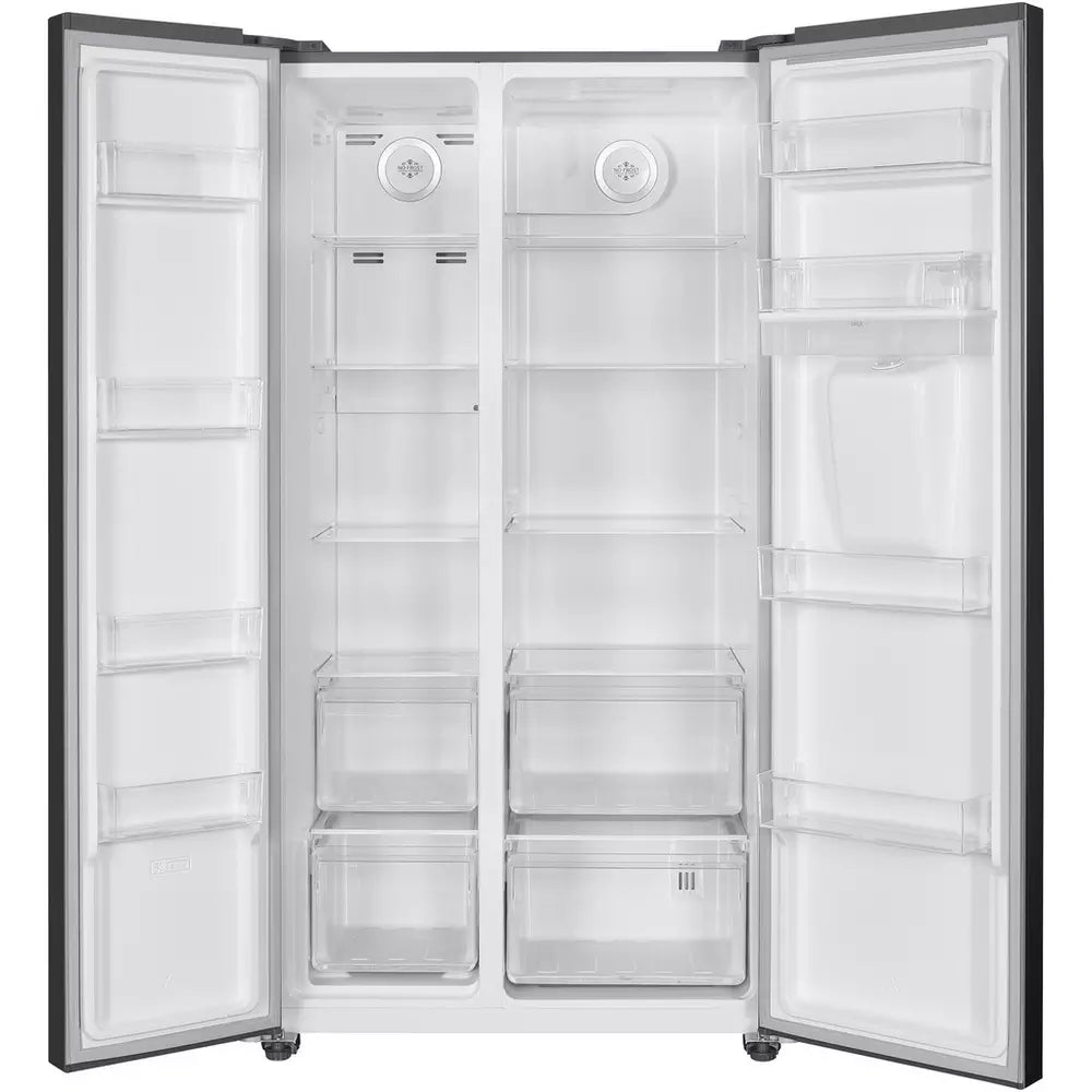 Bush MSBSWTDX23E American Fridge Freezer - Silver