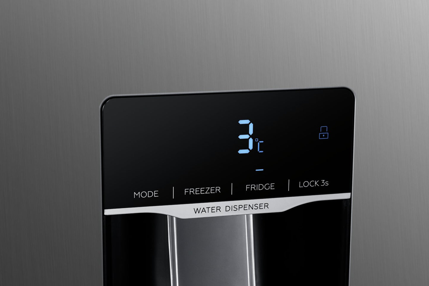 Bush MSBSWTDX23E American Fridge Freezer - Silver