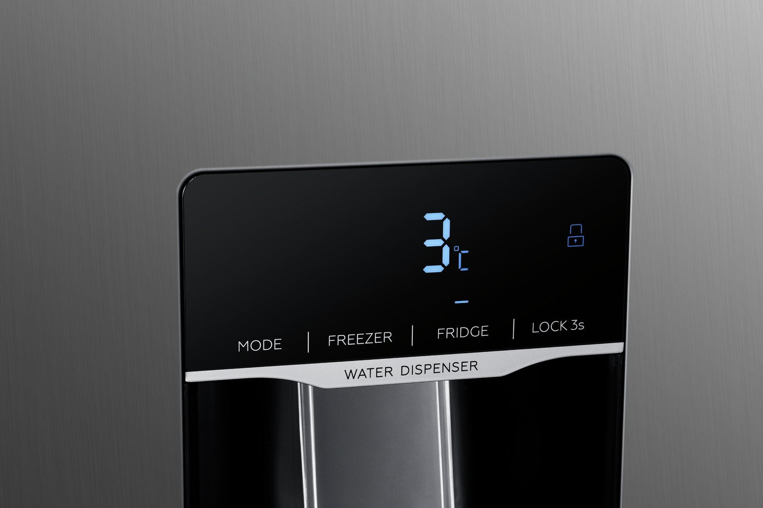 Bush MSBSWTDX23E American Fridge Freezer - Silver