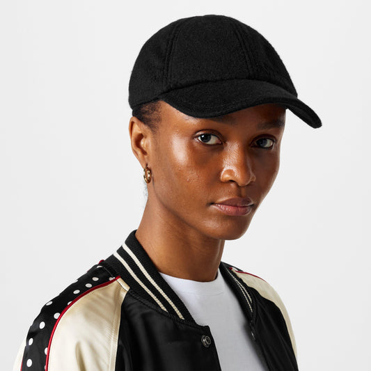 Saint Laurent Women's Embroidered Logo Adjustable Baseball Cap