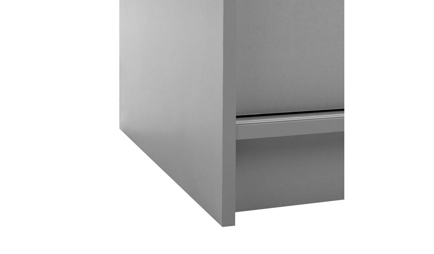 Argos Home Malibu 1 Door Sliding Wardrobe - Grey