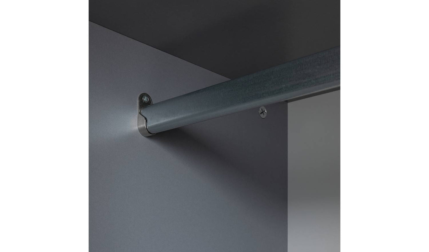 Argos Home Malibu 1 Door Sliding Wardrobe - Grey