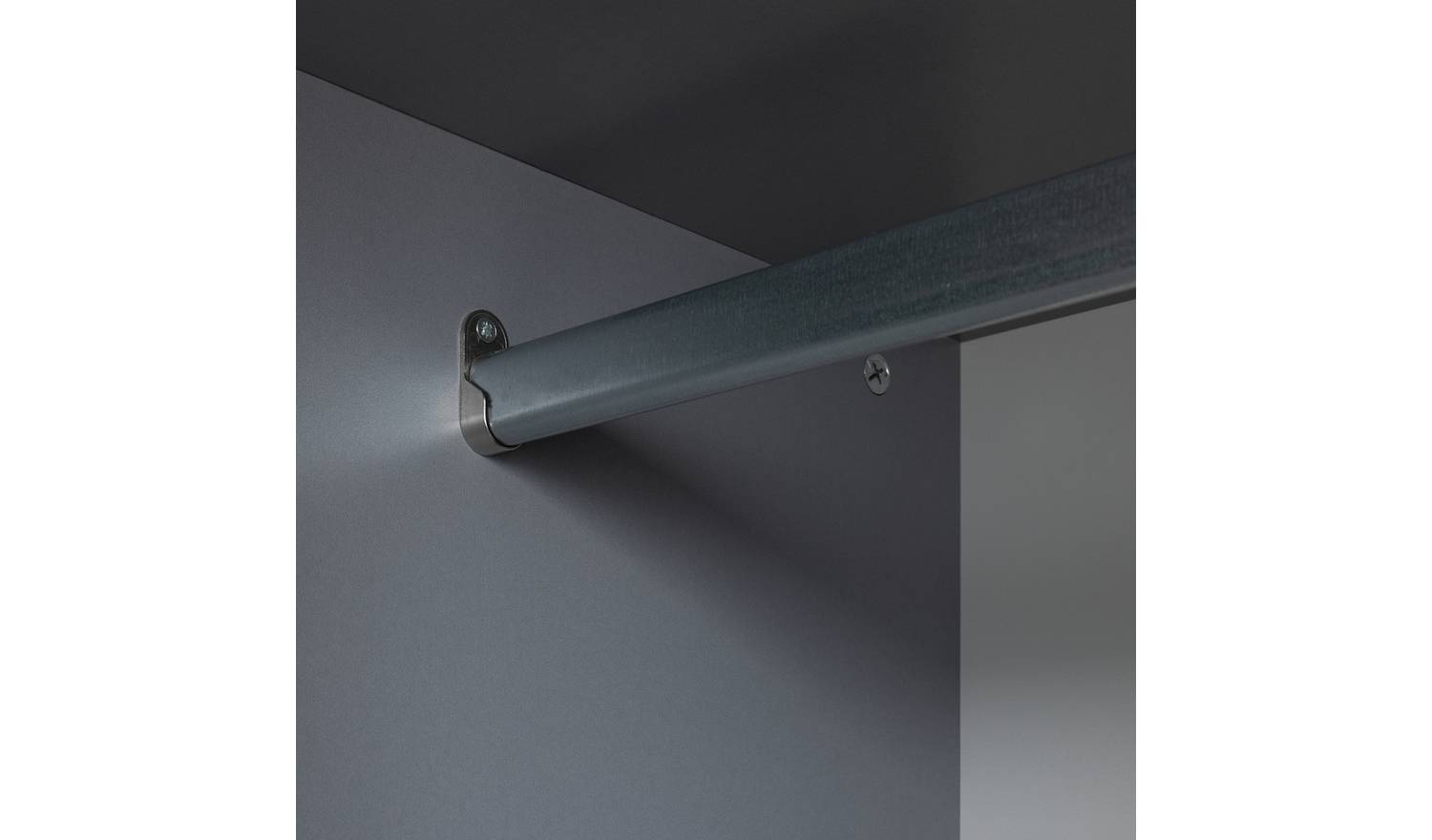 Argos Home Malibu 1 Door Sliding Wardrobe - Grey