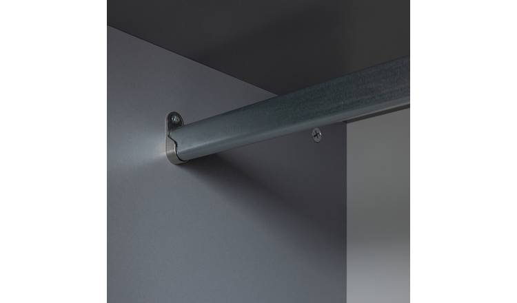 Argos Home Malibu 1 Door Sliding Wardrobe - Grey