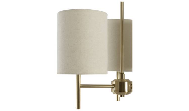 Argos Home Candelabra Metal 3 Light Ceiling Light - Brass