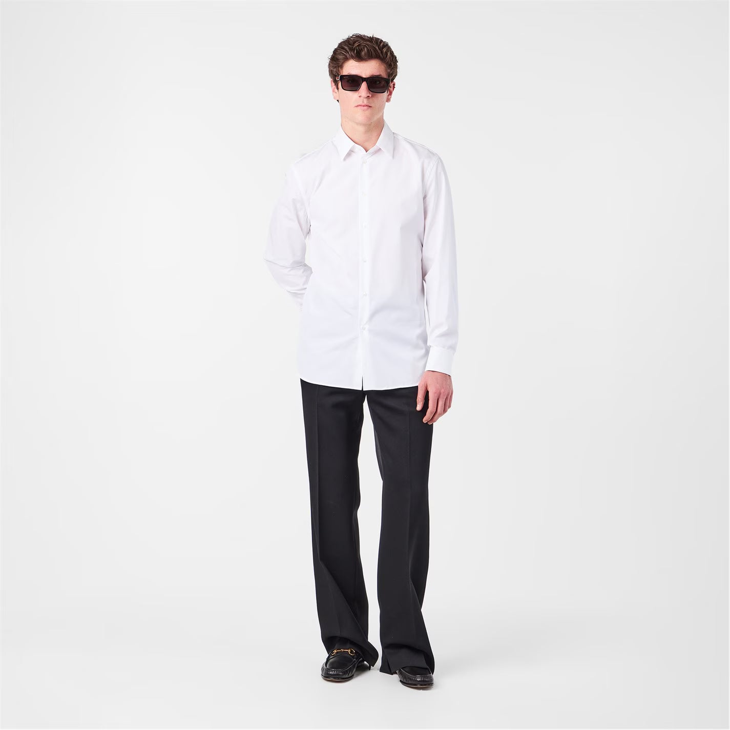 Men's Web Logo Sunglasses