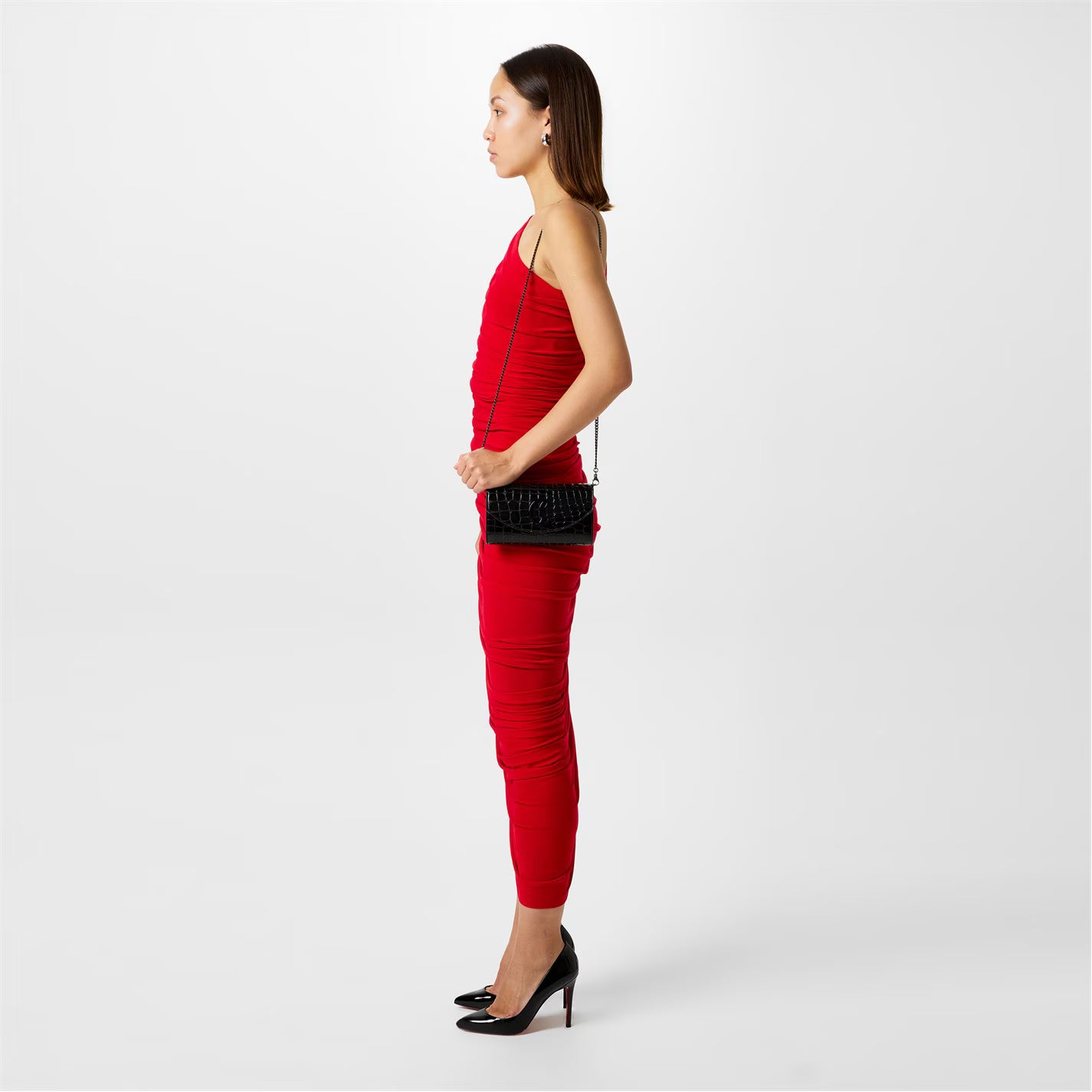 Women's Leather Pigalle Pumps, 100mm