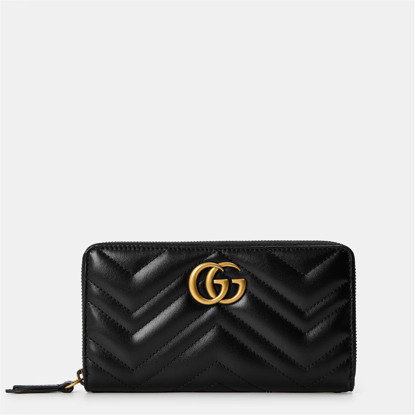 Women's Leather GG Marmont Zip Around Wallet