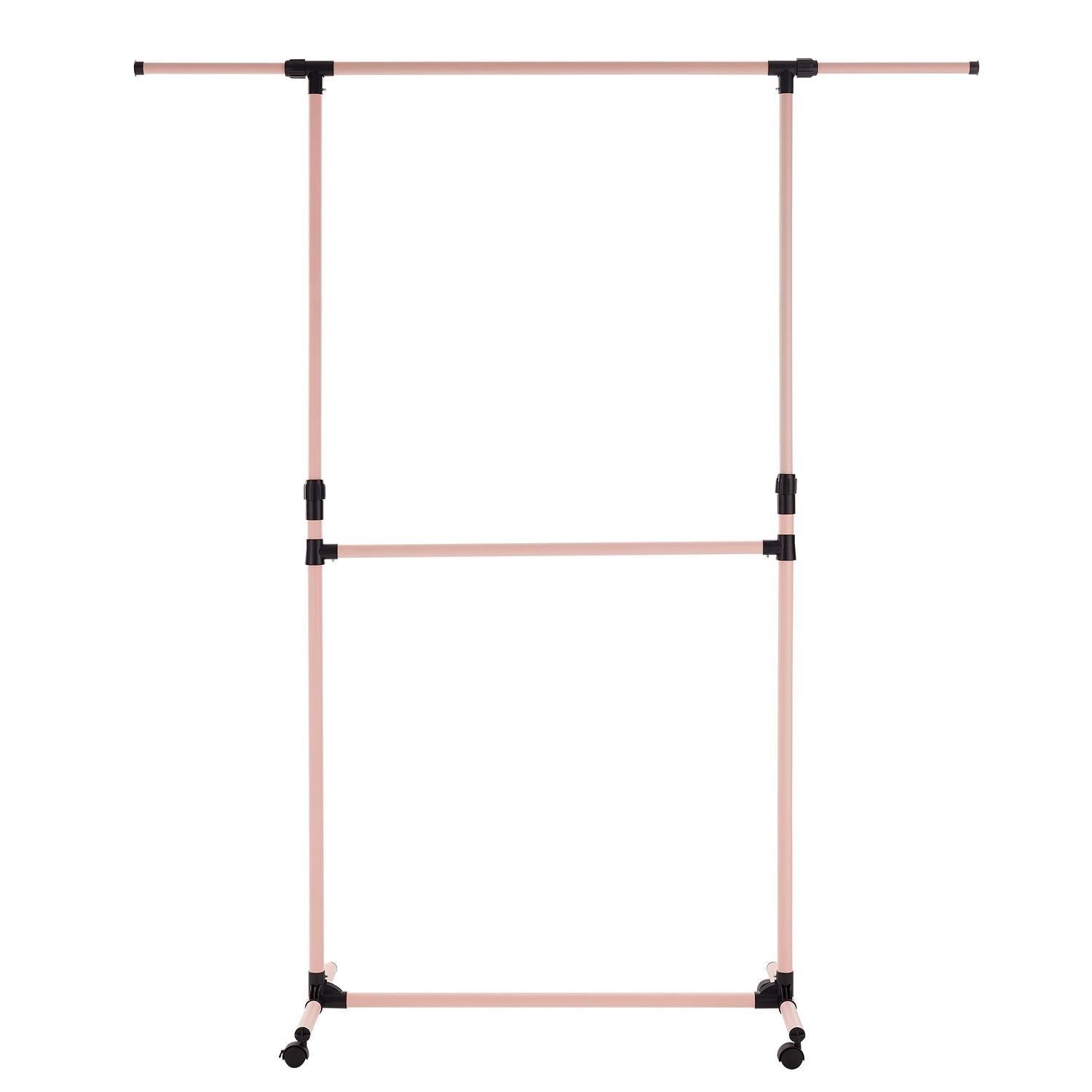 House of Home 2 Tier Clothes Rail Pink