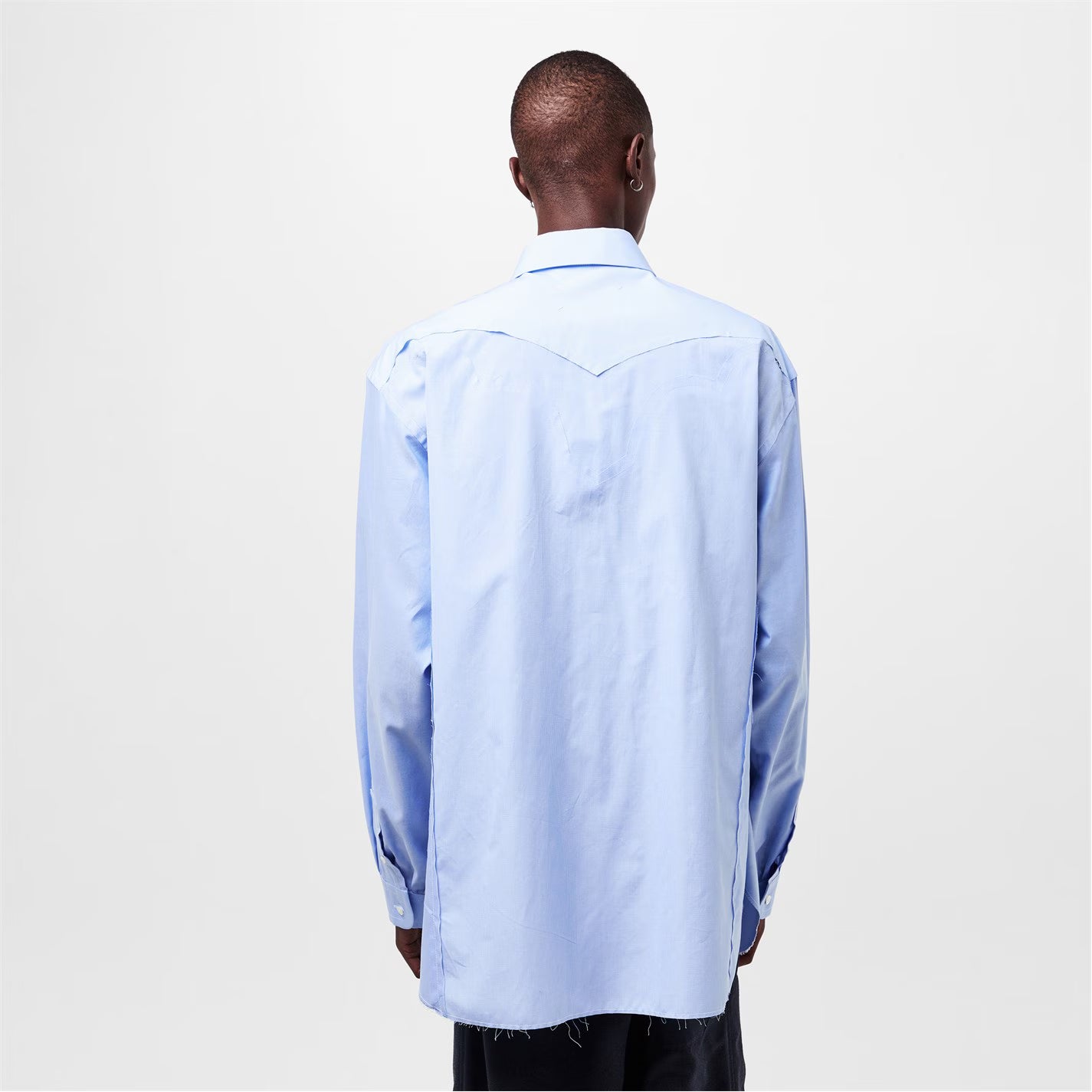 MAISON MARGIELA Men's Long-Sleeve Plain Shirt
