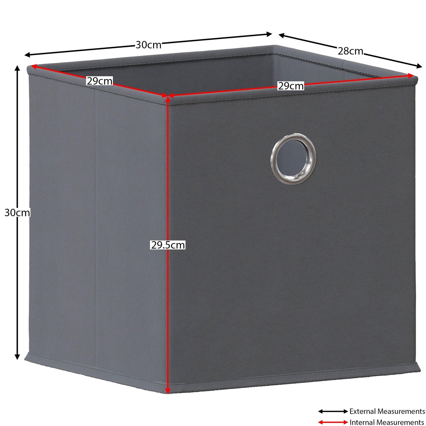 Lassic Vida Designs Durham Cube Storage Basket Set of 10