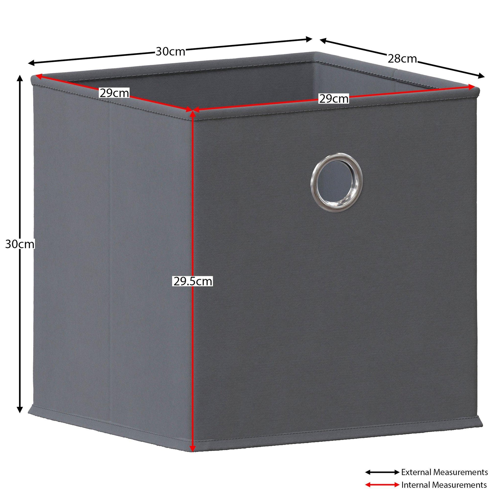 Lassic Vida Designs Durham Cube Storage Basket Set of 10