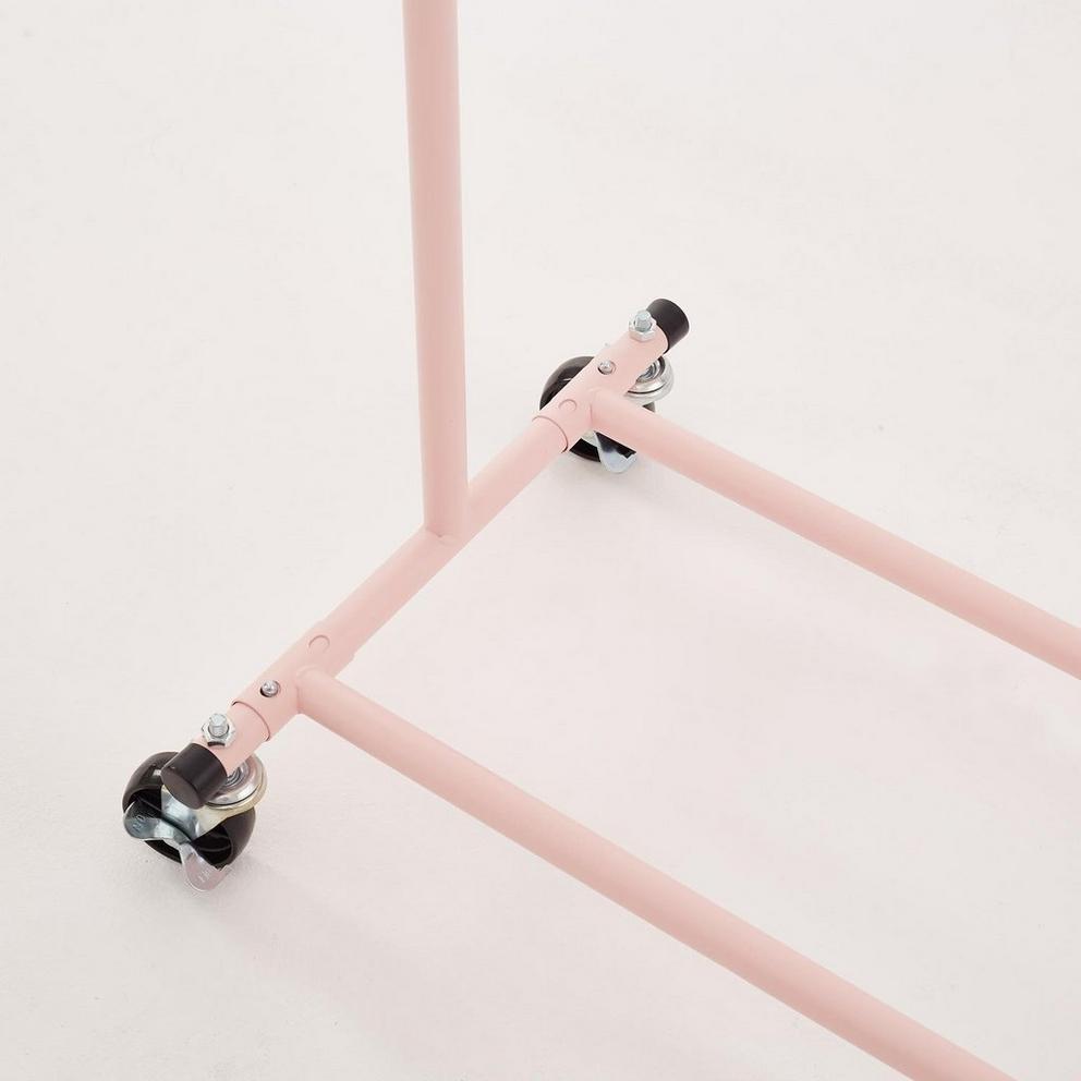 House of Home Pink Heavy Duty Clothes rail