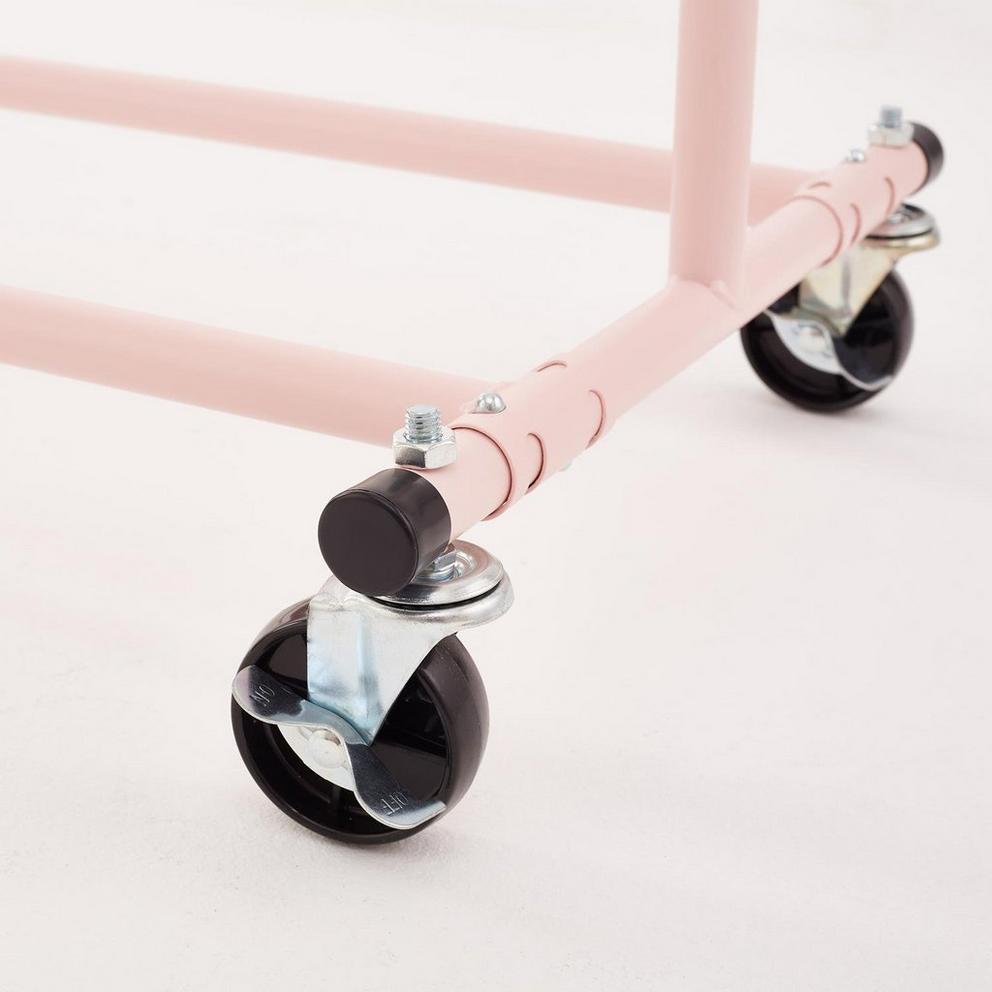 House of Home Pink Heavy Duty Clothes rail