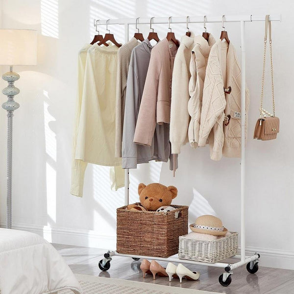 House of Home White Heavy Duty Clothes rail
